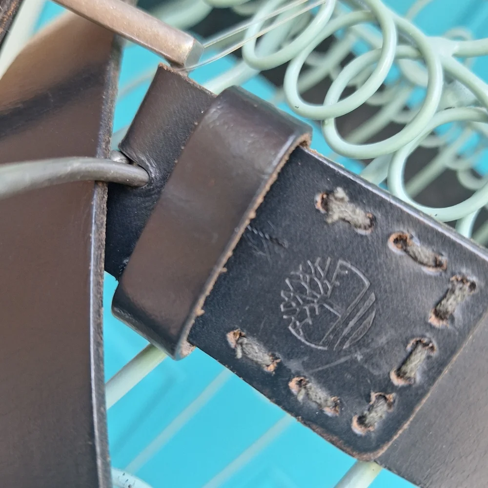 Genuine Leather Belt Western Belt Timberland Belt Real Leather 32 - Picture 13 of 17
